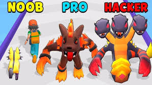 Noob Rush vs Pro Monster